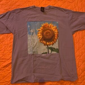 Obey Lavender Crew Neck Tee
